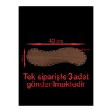 ASUDE HEDİYELİK Ahşap Ceviz 40x14 Cm 3 Ad Bambu Tepsi Örgü Plakası Supla Delikli Altlık Tığ Taban Işi Sepet Tabanı