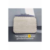 ASUDE HEDİYELİK Ahşap Krem 28x20 cm 1 Ad Radda Bambu Tepsi Örgü Plakası Supla Altlık Tığ Taban Işi Sepet Tabanı