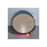 ASUDE HEDİYELİK Ahşap Krem 42 Cm 1 Ad Raddan Bambu Tepsi Örgü Plakası Supla Altlık Tığ Taban Işi Sepet Tabanı