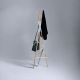 Asudehome Ev Gereçleri Ahşap Ayaklı Elbise Askısı Ahşap Tasarım Portmanto 160 x 44 cm - Montajlı