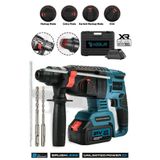 Asur Assur Pro 2800xr Kırıcı 2-26mm Çift Akülü Kömürsüz Hilti Kırıcı Delici 21