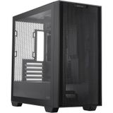 Asus A21 Temperli Cam USB 3.0 mATX Mesh Siyah Mid Tower Kasa | 360 mm Soğutucu Alanı, 380 mm Uzunluğa Kadar Ekran Kartı Ve Standart ATX PSU Destekli Gizli Kablo Bölmeli Mıcro-atx Kasa