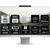 ASUS A3402 i5 1335U 48GB 1TB SSD 23.8" FHD W11P All In One Bilgisayar & Per4 Bellek