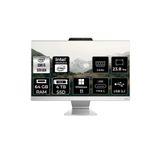 ASUS A3402 i5 1335U 64GB 4TB SSD 23.8" FHD W11H All In One Bilgisayar & Per4 Bellek