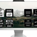 ASUS A3402 i5 1335U 64GB 512GB SSD 23.8" FHD FDOS All In One Bilgisayar & Per4 Bellek