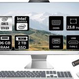 ASUS A3402WVAK i5 1335U 96GB DDR5 2TB SSD Intel Graphics 23.8" FHD FDOS Beyaz All in One & PER4