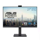 Asus Business Be279qfk - 27 İnç Full Hd Monitör - 16:9 Ips Panel, 100Hz, 1920X1080 - Epeat Gold, Ergonomik, Pivot, Web Kamerası, Mikrofon - Dp, Hdmı, D-Sub - Çerçevesiz, Mini Pc Eklentisi, Hoparlör