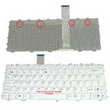 Asus EEE PC 1025CE Beyaz Notebook Klavye