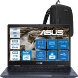 Asus Expertbook B3 Flip Intel Core 5 120U 40GB 1tb SSD Intel Graphics 14'' Fhd Dokunmatik Windows 11 Pro Kalemli Katlanabilir Taşınabilir Bilgisayarr C58512B3DP14 + Zettaçanta - 1 TB - 40 GB