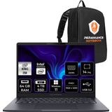 Asus Expertbook B5 Core Ultra 5 225H Notebook 64GB RAM 4TB SSD 14" FHD+ Win11 Pro + Per4 Çanta B5405U516512B0DP435 - 4 TB - 64 GB