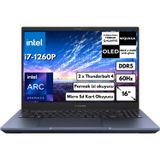 Asus ExpertBook B5 i7-1260P 16 GB 1 TBSSD 4GB ARC A350M 16" OLED WQUXGA Windows 11 Pro Dizüstü Bilgisayar B5602CBN-I7126016512DS BTY50