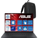 Asus Expertbook (B9406CAA) Intel® Core™ Ultra X7 358H 64GB 2tb SSD Intel® Arc™ Gpu 14.0-Inch OLED Wqxga+ (2880 x 1800) 1400NITS Hdr DCI-P3:100 WIN11PRO Dokunmatik Bilgisayar UX7641TB1DP14+ZETTAÇANTA - 2 TB - 64 GB