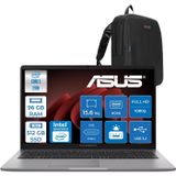 Asus Expertbook P1 P1503cva Intel® Core™ 5 210H 96Gb Ddr5 512Gb Ssd 15.6"Fhd (1920 X 1080) 300Nıts Freedos Taşınabilir Bilgisayar Zc516512g0df32+Zettaçanta