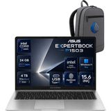 Asus Expertbook P1 P1503cva Intel Core 7-240H 24 Gb Ddr5 4 Tb Ssd 15,6'' Full Hd Windows 11 Pro Dizüstü Bilgisayar P1503cva-C716512g0drnp12