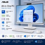 ASUS ExpertCenter P470VA 27" IPS FHD All In One Bilgisayar Core 5 210H 16GB DDR5 512GB NVMe SSD Windows 11 Pro Beyaz ATS