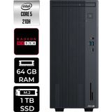 Asus Expertcenter P500MV Core 5 210H Masaüstü Bilgisayar 64GB RAM 1TB SSD FreeDOS + Per4 USB P500C52108512B0DP374