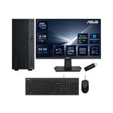 Asus ExpertCenter P500MV Core 7 240H 16 GB DDR5 512 GB SSD GT 730 Ekran Kartı Windows 11 Pro Masaüstü Bilgisayar + 27 İn