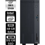 Asus Expertcenter P500MV i5 13420H Masaüstü Bilgisayar 48GB RAM 512GB SSD FreeDOS + Per4 USB P500I513428512B0DP309