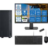 Asus Expertcenter P500MV Intel Core İ5-13420H 16GB Ddr5 512GB SSD WIN11HOME 6GB/RTX3050 100HZ IPS 27" Mon Minitower Masaüstübilgisayar WM5136216512B0DH02+ZETTAUSBBELLEK