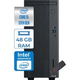 Asus Expertcenter P500MV Intel Core I5-13420H 48GB Ddr5 256GB SSD WIN11PRO Minitower Masaüstü Bilgisayar WA5136216512B0DW16+Zettausbbellek