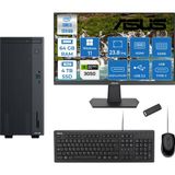 Asus Expertcenter P500MV Intel Core I5-13420H 64GB Ddr5 4tb SSD WIN11PRO 6GB/RTX3050 100HZ IPS 23.8" Mon Minitower Masaüstübilgisayar WL5136216512B0DW25+ZETTAUSBBELLEK