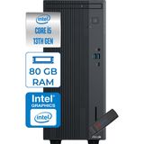 Asus Expertcenter P500MV Intel Core I5-13420H 80GB Ddr5 1tb SSD WIN11PRO Minitower Masaüstü Bilgisayar WA5136216512B0DW28+Zettausbbellek