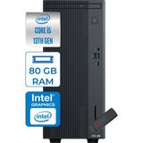 Asus Expertcenter P500MV Intel Core I5-13420H 80GB Ddr5 2tb SSD WIN11PRO Minitower Masaüstü Bilgisayar WA5136216512B0DW29+Zettausbbellek