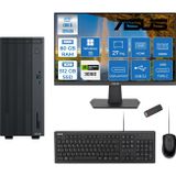 Asus Expertcenter P500MV Intel Core İ5-13420H 80GB Ddr5 512GB SSD WIN11HOME 6GB/RTX3050 100HZ IPS 27" Mon Minitower Masaüstü Bilgisayar WM5136216512B0DH27+Zettausbbellek