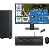 Asus Expertcenter P500MV Intel Core I5-13420H 96GB Ddr5 1tb SSD Freedos 6GB/RTX3050 100HZ IPS 23.8" Mon Minitower Masaüstü Bilgisayar WL5136216512B0DF33+Zettausbbellek