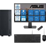 Asus Expertcenter P500MV Intel Core I5-13420H 96GB Ddr5 4tb SSD WIN11HOME 100Hz 27" IPS Mon. Minitower Masaüstübilgisayar WC5136216512B0DH35+ZETTAUSBBELLEK