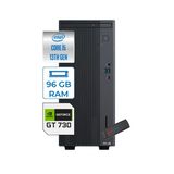 Asus Expertcenter P500MV Intel Core İ5-13420H 96GB Ddr5 4tb SSD WIN11PRO 4GB/GT730 Minitower Masaüstü Bilgisayar WD5136216512B0DW35+Zettausbbellek