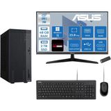 Asus Expertcenter P500MV Intel® Core™ Ultra 5 210H 4.8ghz Aı 48GB Ddr5 2tb SSD 23.8" 120Hz 4GB/RX550 WIN11HOME Mini Tower Masaüstü Bilgisayar D52108512B0D21H19+ZETTAUSBBELLEK - 24 inç
