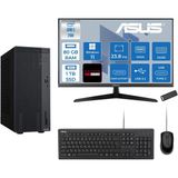 Asus Expertcenter P500MV Intel® Core™ Ultra 5 210H 4.8ghz Aı 80GB Ddr5 1tb SSD 23.8" 120Hz 4GB/RX550 WIN11HOME Mini Tower Masaüstü Bilgisayar D52108512B0D21H28+ZETTAUSBBELLEK - 24 inç