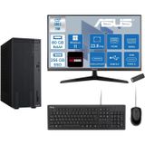 Asus Expertcenter P500mv Intel® Core™ Ultra 5 210H 4.8Ghz Aı 80Gb Ddr5 256Gb Ssd 23.8" 120Hz 4Gb/Rx550 Wın11pro Mini Tower Masaüstü Bilgisayar D52108512b0d21p26+Zettausbbellek