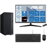 Asus Expertcenter P500mv Intel® Core™ Ultra 5 210H 4.8Ghz Aı 80Gb Ddr5 4Tb Ssd 23.8" 120Hz 4Gb/Rx550 Wın11pro Mini Tower Masaüstü Bilgisayar D52108512b0d21p30+Zettausbbellek