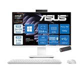 Asus Expertcenter P600 Aio (Pm640ka) Amd Ryzen™Aı 5 330 Upto 4.5 Ghz 24Gb Ddr5 2Tb Ssd Amd Radeon™ 820M 23.8 Fhd (1920 X 1080)Srgb: 100% Wın11home Allınone Bilgisayar Pm640ka330h09+Zettausbbellek