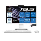 Asus Expertcenter P600 Aio (Pm640ka) Amd Ryzen™Aı 5 330 Upto 4.5 Ghz 32Gb Ddr5 1Tb Ssd Amd Radeon™ 820M 23.8 Fhd (1920 X 1080)Srgb: 100% Freedos Allınone Bilgisayar Pm640ka330f13+Zettausbbellek