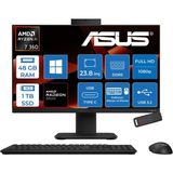 Asus Expertcenter P600 Aio (PM640KA) Amd Ryzen™aı 7 350 Upto 5.0ghz 48GB Ddr5 1tb SSD Amd Radeon™ 860M 23.8"fhd (1920 x 1080)SRGB: 100% WIN11HOME Allınone Bilgisayar PM640KA350H18+ZETTAUSBBELLEK - 1 TB - 48 GB