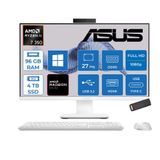 Asus Expertcenter P600 Aio (Pm670ka) Amd Ryzen™Aı 7 350 Upto 5.0Ghz 96Gb Ddr5 4Tb Ssd Amd Radeon™ 860M 27"Fhd (1920 X 1080)Srgb: 100% Wın11home Allınone Bilgisayar Pm670ka350h35+Zettausbbellek