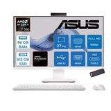 Asus Expertcenter P600 Aio (Pm670ka) Amd Ryzen™Aı 7 350 Upto 5.0Ghz 96Gb Ddr5 512Gb Ssd Amd Radeon™ 860M 27"Fhd (1920 X 1080)Srgb: 100% Freedos Allınone Bilgisayar Pm670ka350f32+Zettausbbellek