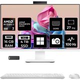 ASUS ExpertCenter P600 Ryzen AI 7 350 16GB RAM 4TB SSD 27" Full HD (1920x1080) Win11 Pro PM670KAP311 Beyaz AI-Powered All In One Bilgisayar + Per4 USB Bellek