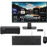 Asus Expertcenter PB64 Core Ultra 5 225 40GB Ram 2tb SSD 23.8" Full Hd Monitör Freedos PB64-B50060MHP524 Mini Masaüstü Bilgisayar + Per4 USB Bellek