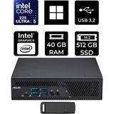 Asus Expertcenter PB64 Core Ultra 5 225 40GB Ram 512GB SSD WIN11 Home PB64-B50060MHP372 Mini Masaüstü Bilgisayar + Per4 USB Bellek - Windows 11 Home