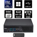 Asus Expertcenter PB64 Core Ultra 5 225 48GB Ram 4tb SSD WIN11 Home PB64-B50060MHP380 Mini Masaüstü Bilgisayar + Per4 USB Bellek - Windows 11 Home