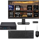 Asus Expertcenter PB64 Core Ultra 5 225 8gb Ram 1tb SSD 27" Full Hd Monitör Freedos PB64-B50060MHP703 Mini Masaüstü Bilgisayar + Per4 USB Bellek