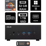 Asus Expertcenter Pn52 R9-5900Hx 32Gb Ram 1Tb Ssd W11pro Mini Masaüstü Pc & Per4 Bellek