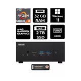 Asus Expertcenter Pn52 R9-5900Hx 32Gb Ram 2Tb Ssd W11Home Mini Masaüstü Pc & Per4 Bellek 673673081638 673673081638