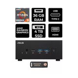Asus Expertcenter Pn52 R9-5900Hx 36Gb Ram 4Tb Ssd Fdos Mini Masaüstü Pc & Per4 Bellek 331132608930 331132608930