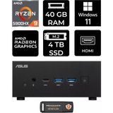 Asus Expertcenter Pn52 R9-5900Hx 40Gb Ram 4Tb Ssd W11home Mini Masaüstü Pc & Per4 Bellek