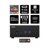 Asus Expertcenter Pn52 R9-5900Hx 8Gb Ram 4Tb Ssd W11Pro Mini Masaüstü Pc & Per4 Bellek 871073737740 871073737740